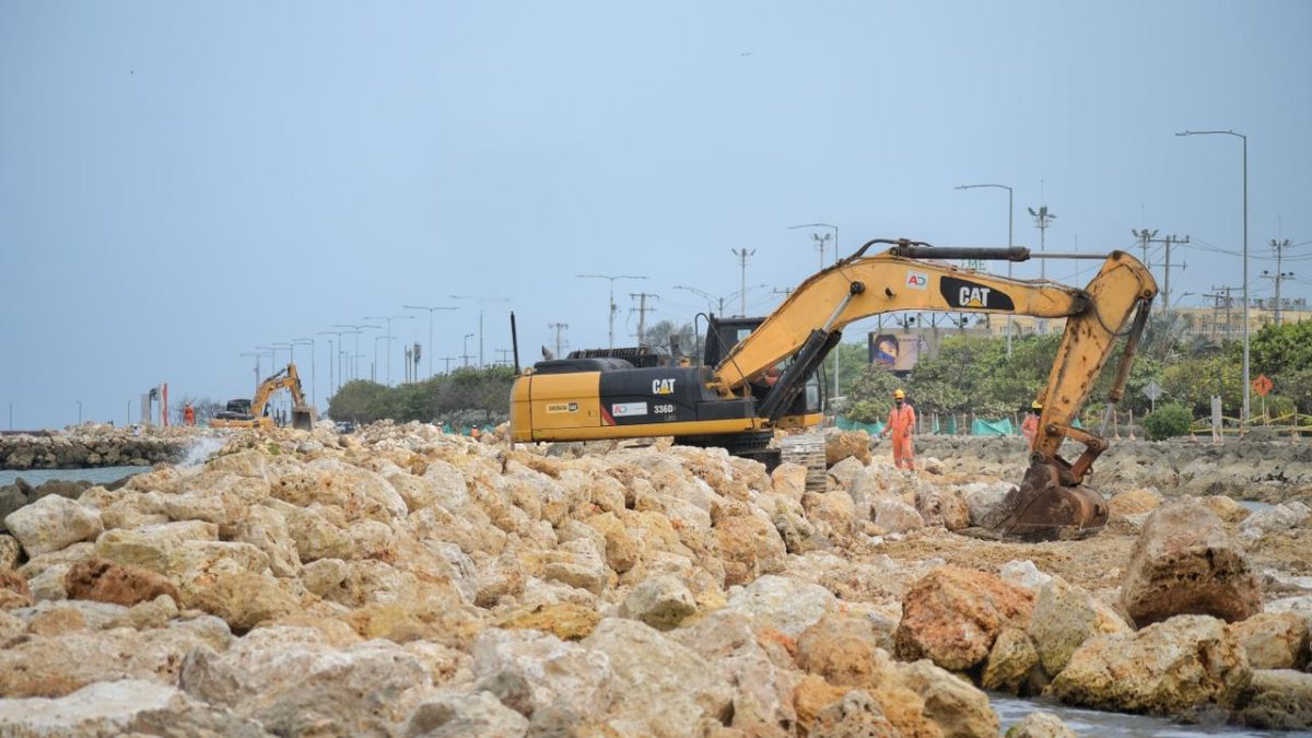 A Toda Máquina Avanzan Obras De Protección Costera En Cartagena - Visor ...